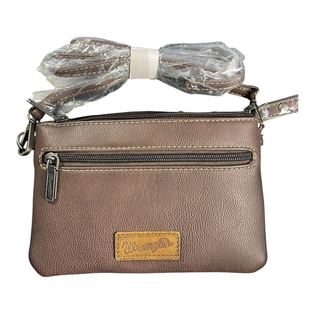 Wrangler Brown Crossbody Bag - Brand New